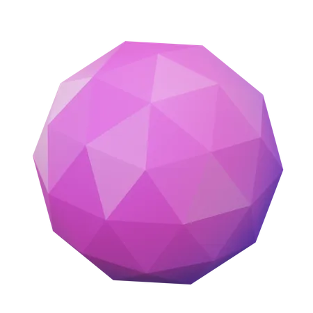 Icosaedro  3D Icon