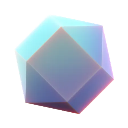 Icosphere  3D Icon