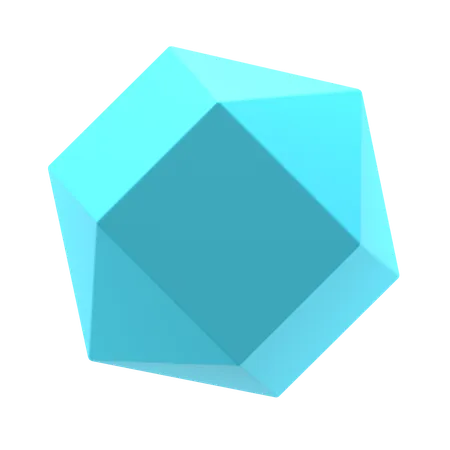 Icosphere  3D Icon