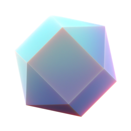 Icosphere  3D Icon