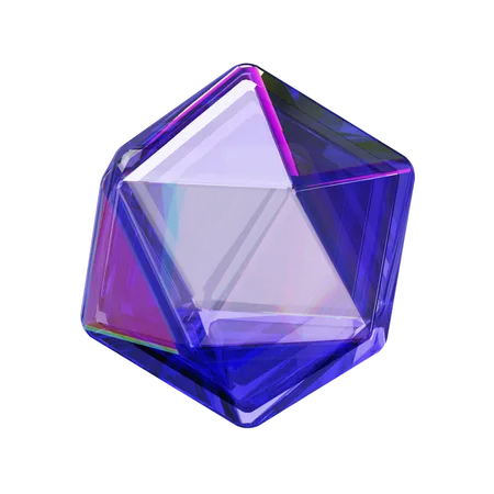 Icosphere  3D Icon