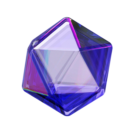 Icosphere  3D Icon