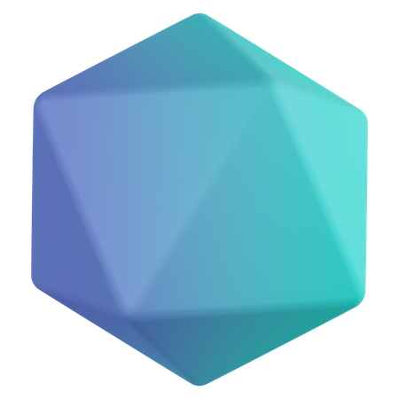Icosphere 3D Icon