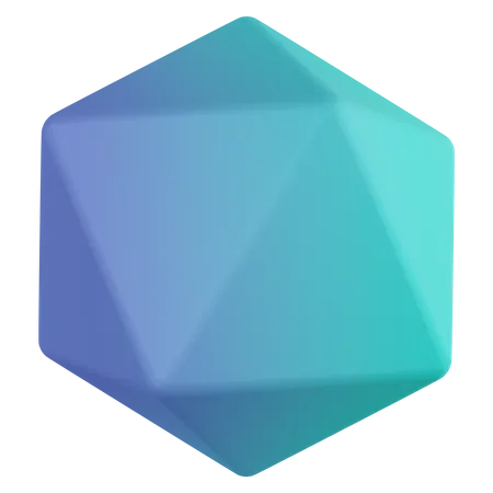 Icosphere 3D Icon
