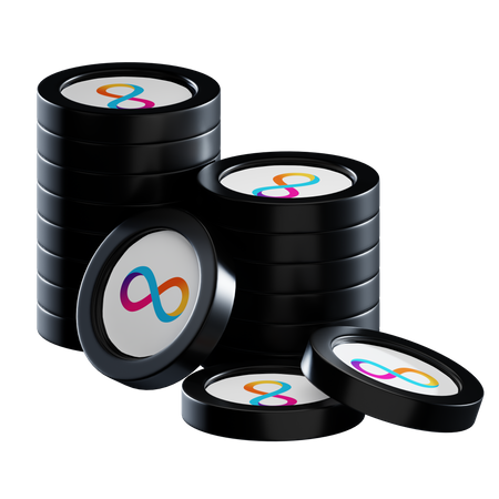 Icp Coin Stacks  3D Icon