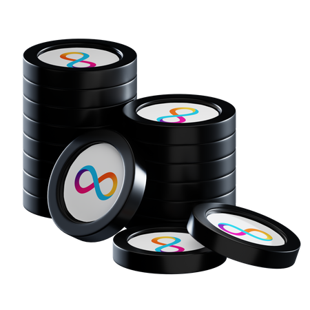 Icp Coin Stacks  3D Icon
