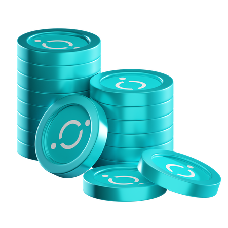 Icx Coin Stacks  3D Icon