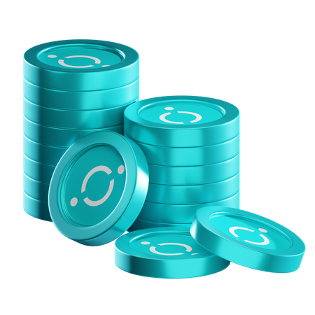 Icx-Münzstapel  3D Icon