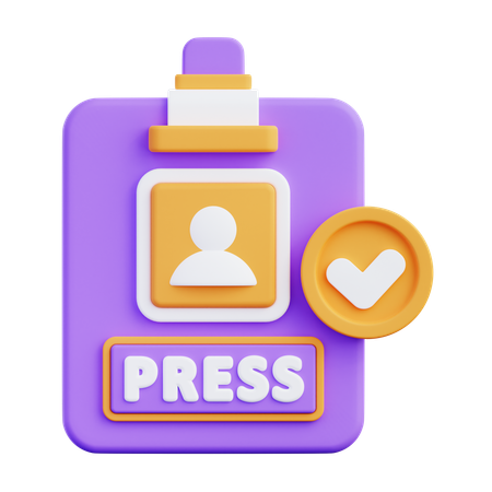 プレスID  3D Icon