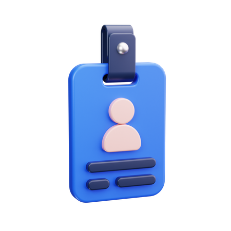 Id card  3D Icon