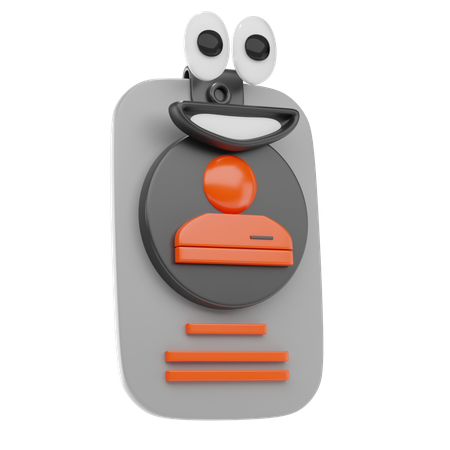 신분증  3D Icon