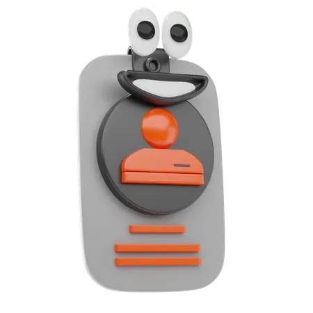 신분증  3D Icon