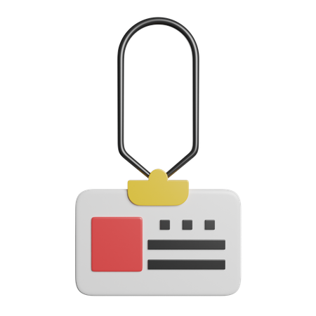 Id Card  3D Icon