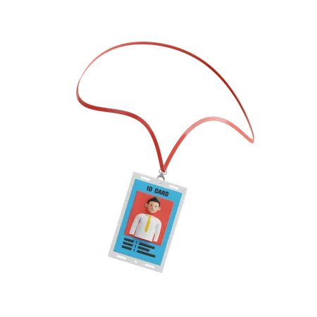 Id Card  3D Icon