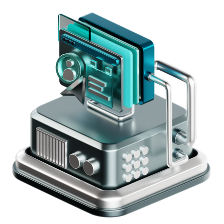 Id Card  3D Icon