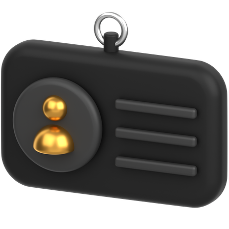 Id Card  3D Icon
