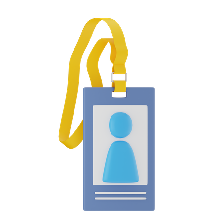 Id Card  3D Icon
