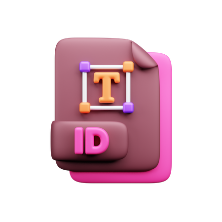 ID File  3D Icon