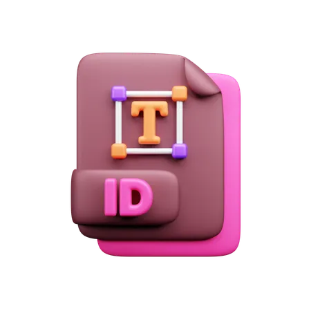 ID File  3D Icon