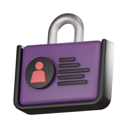 Id Protection  3D Icon