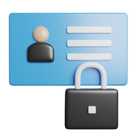 ID-Schutz  3D Icon