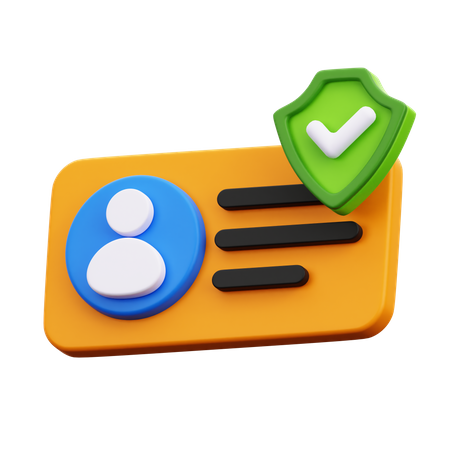 Id Security 3D Icon