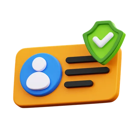 Id Security 3D Icon