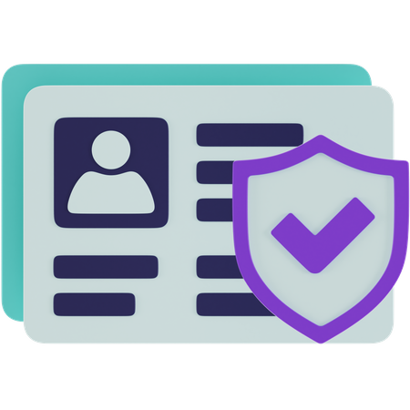 ID Security  3D Icon