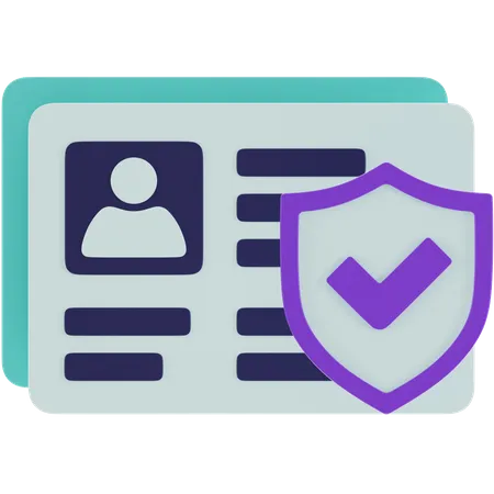ID Security  3D Icon