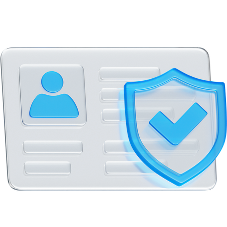 ID-Sicherheit  3D Icon