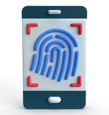 Toucher l'identification  3D Icon