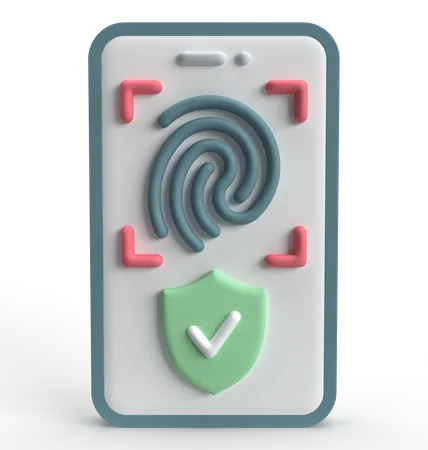 Toucher l'identification  3D Icon