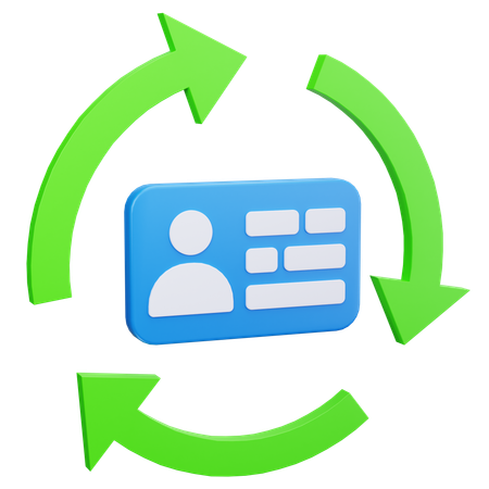 ID Update  3D Icon