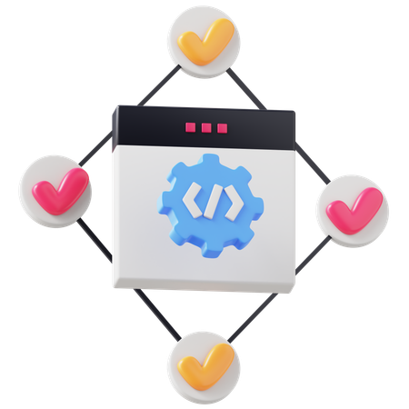 Ide Website  3D Icon