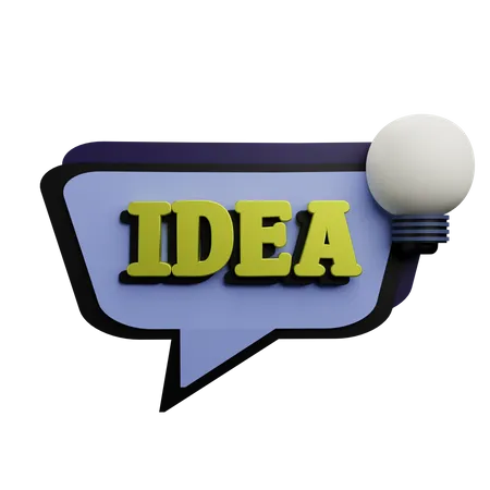 Idea  3D Sticker