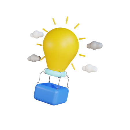 Idea Balloon  3D Icon