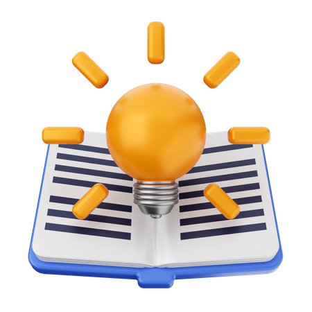 Idea Book Education  3D Icon