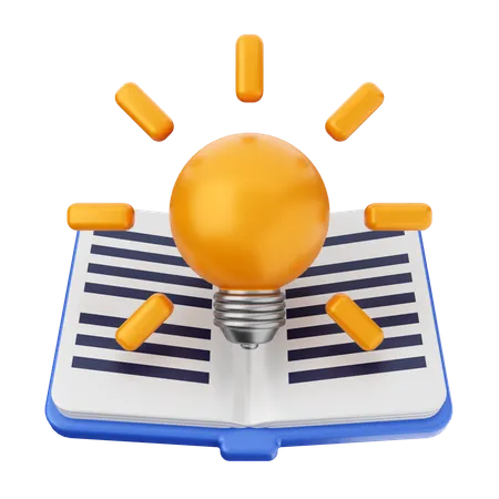 Idea Book Education  3D Icon