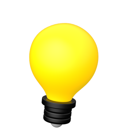 Idea Bulb  3D Icon