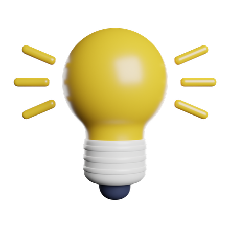 Idea Bulb  3D Icon