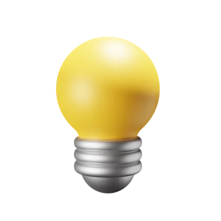 Idea Bulb  3D Icon