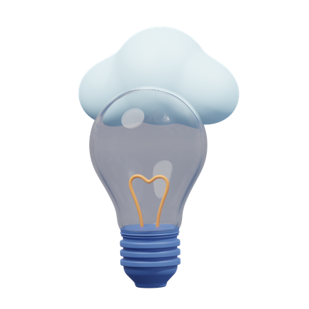 Idea Cloud  3D Icon