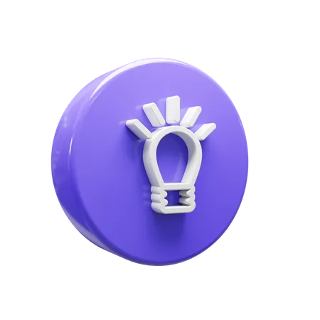 Idea creativa  3D Icon