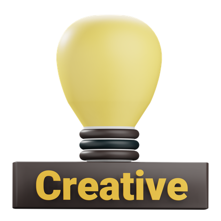 Idea creativa  3D Icon