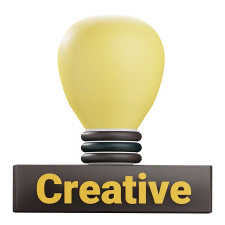 Idea creativa  3D Icon