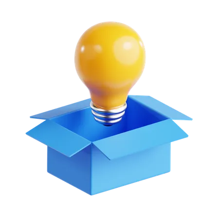 Idea creativa  3D Icon