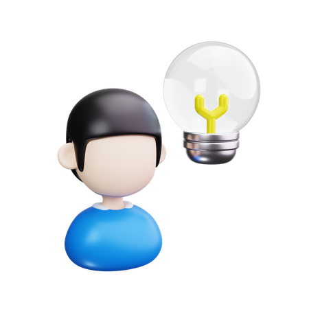 Idea creativa  3D Icon