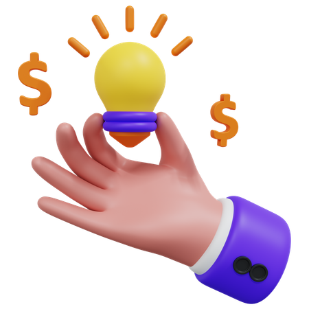 Idea creativa  3D Icon