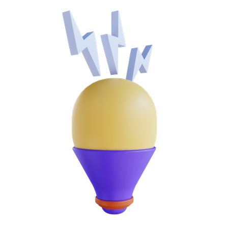 Idea creativa  3D Icon