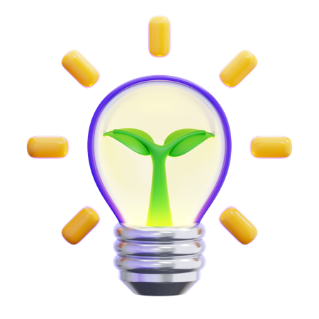 Crecimiento de ideas  3D Icon